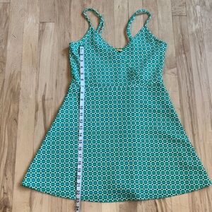 Prince & Fox Teal Geometric Mini Dress